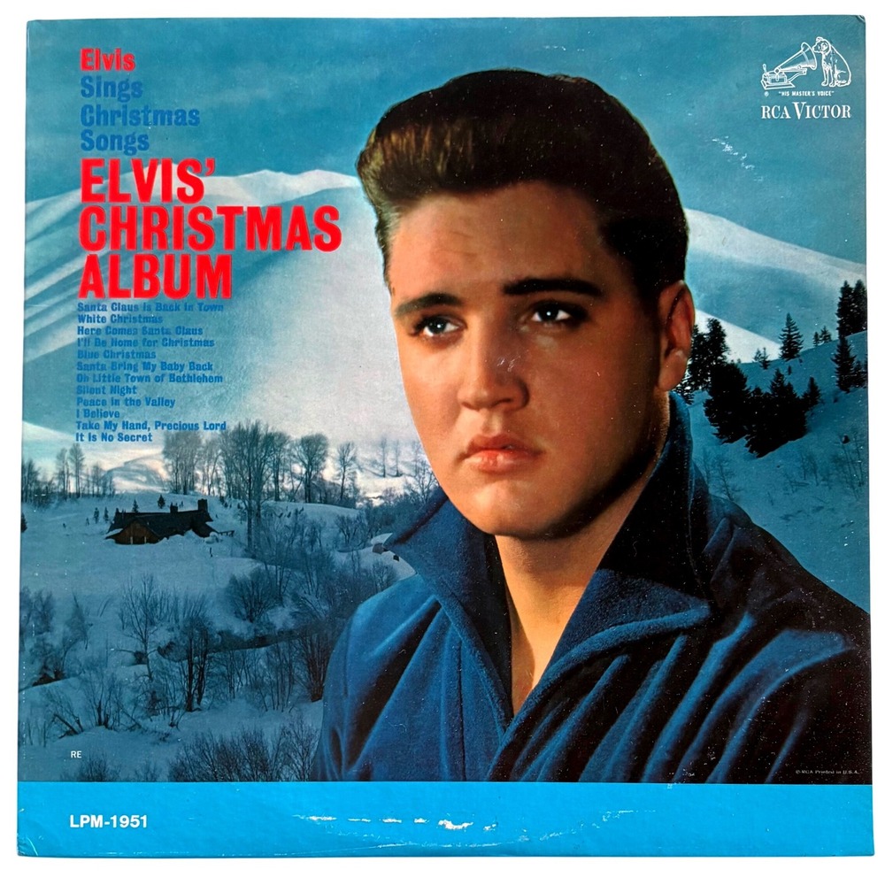 Elvis Presley Elvis Christmas Album Vinyl LP RCA Victor LPM-1951 Mono Reissue